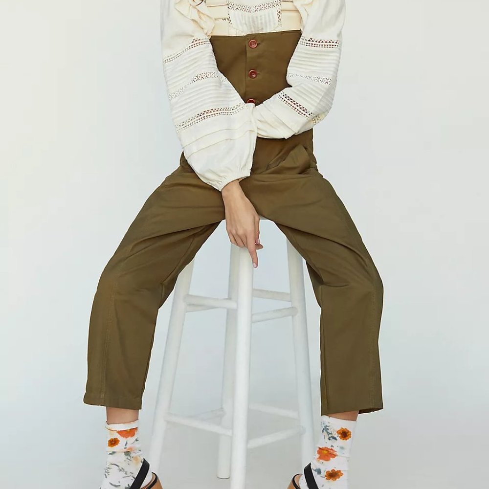 Caron Callahan Brynn Twill Jumpsuit